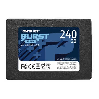 Picture of SSD 2.5 SATA3 6Gb/s 240GB Patriot Burst Elite 450MBs/320MBs PBE240GS25SSDR