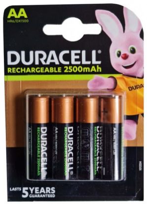 Slika Punjiva baterija R6 1.2 AA 1/4 Duracell 2500mAh kom
